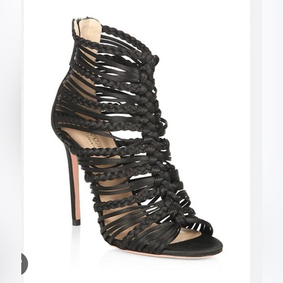 Aquazzura Goddess Strappy Sandals Size 38 - Picture 3 of 15